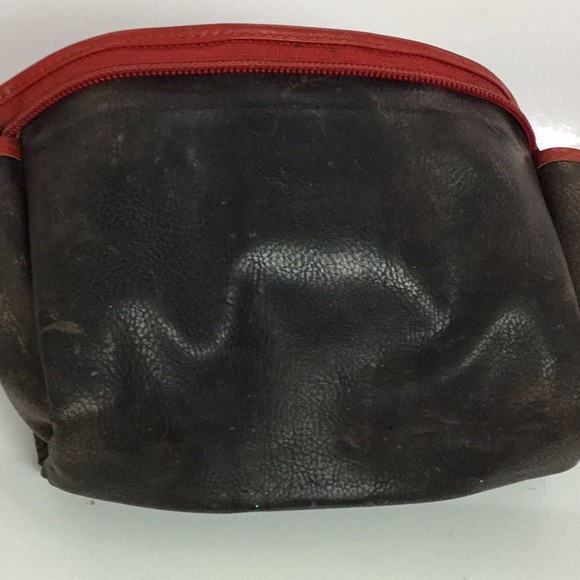 Fendi Red Zipped Pouch Vintage - Picture 10 of 11